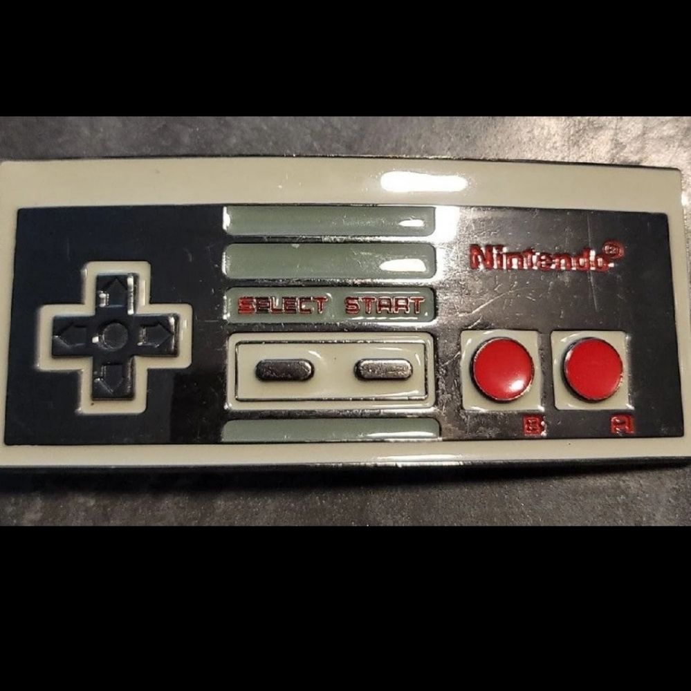 Nintendo Controller Belt Buckle.